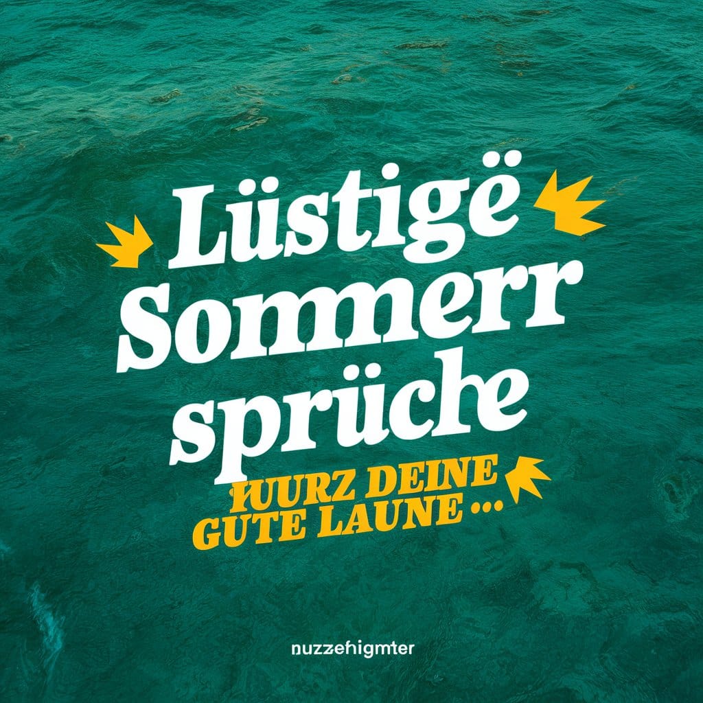 lustige sommer sprüche kurz