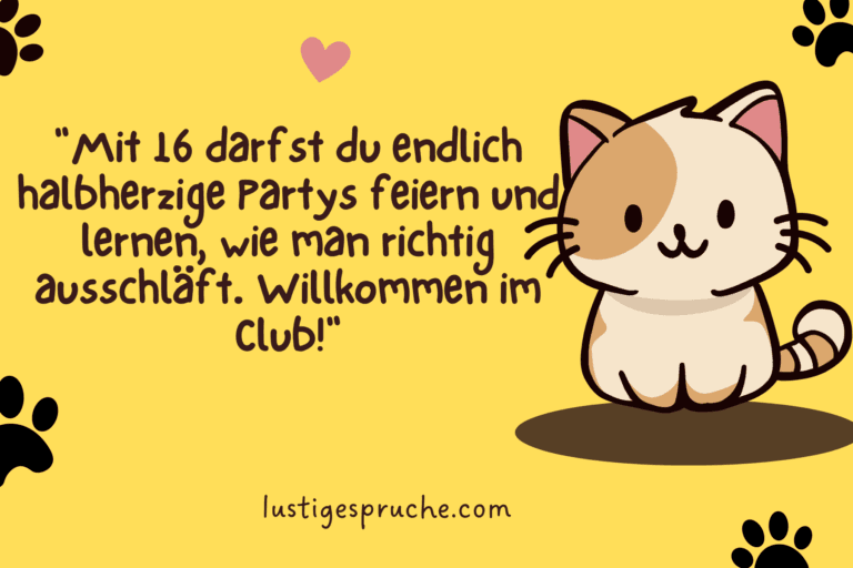 Freche Sprüche Zum 16 Geburtstag Lustig Kurz 45 Lustige und Kurze Sprüche zum 16 Geburtstag - lustige sprüche