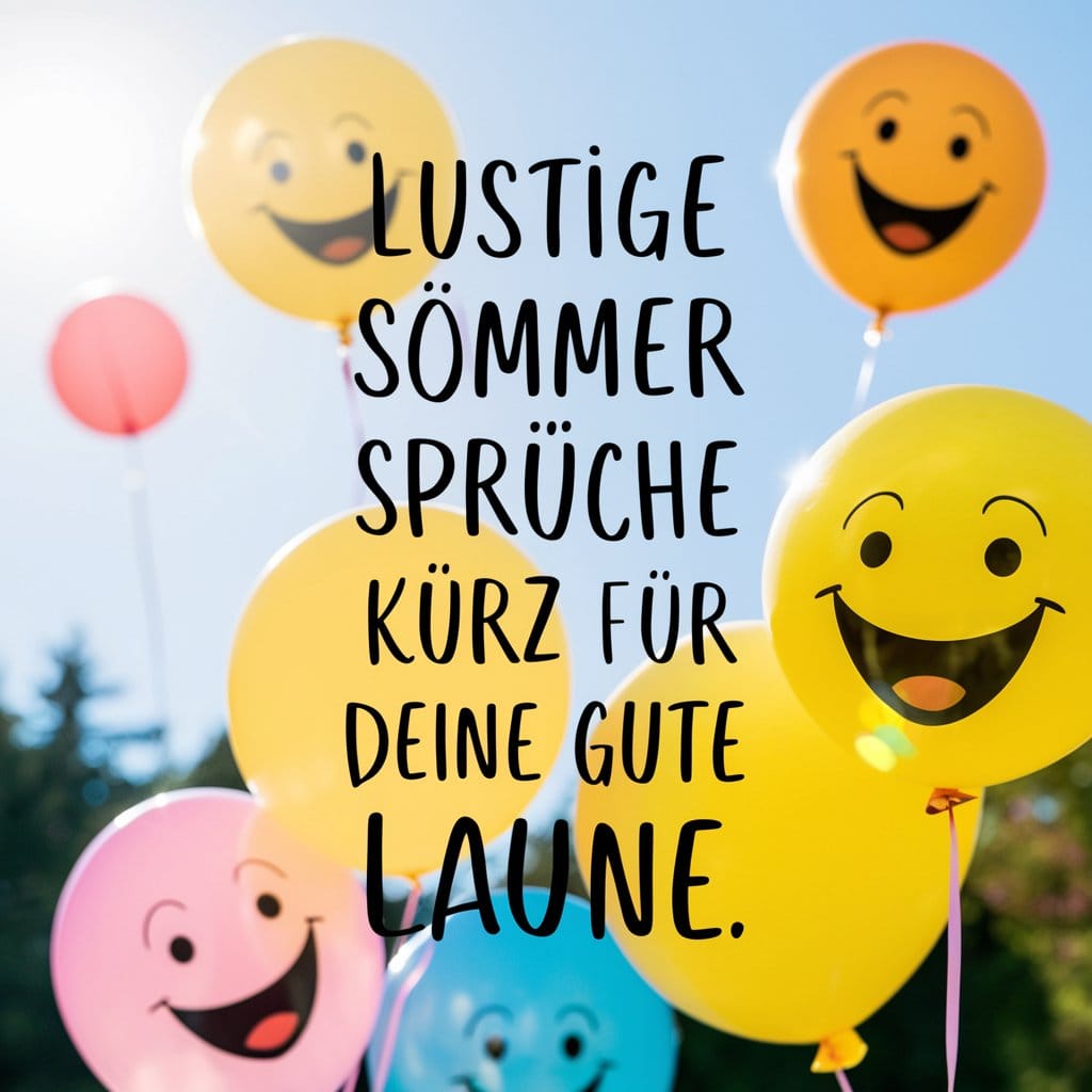 lustige sommer sprüche kurz