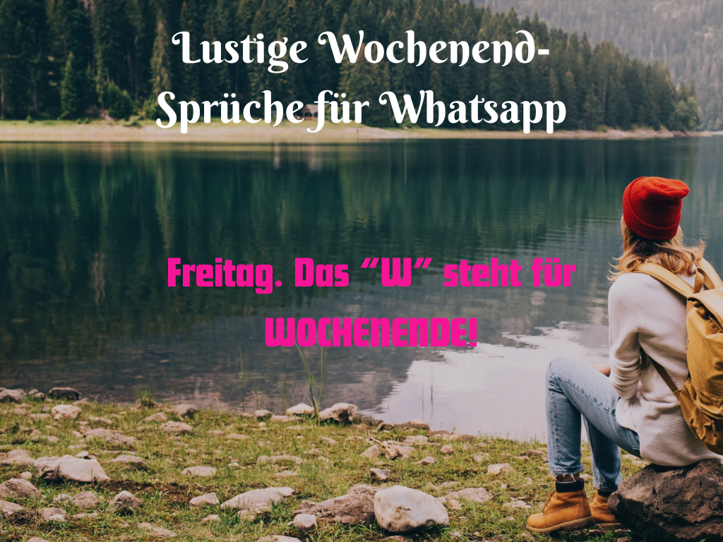 Lustige Wochenend-Sprüche für Whatsapp