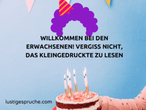 lustige sprüche 18 geburtstag