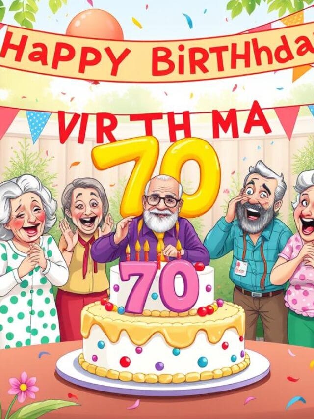 Lustige Sprüche zum 70. Geburtstag