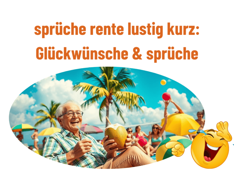 sprüche rente lustig kurz