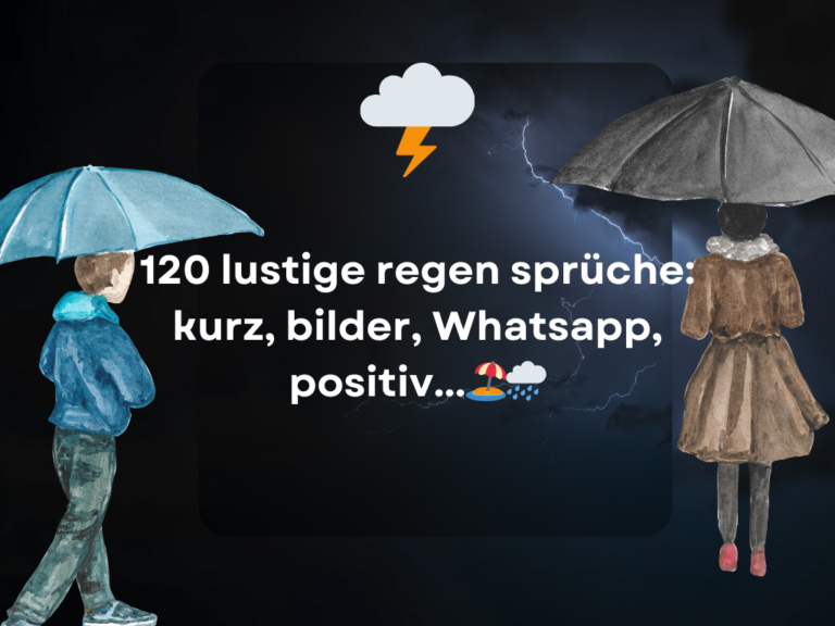 regen sprüche