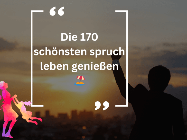 spruch leben genießen