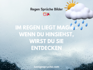 Regen Sprüche Bilder