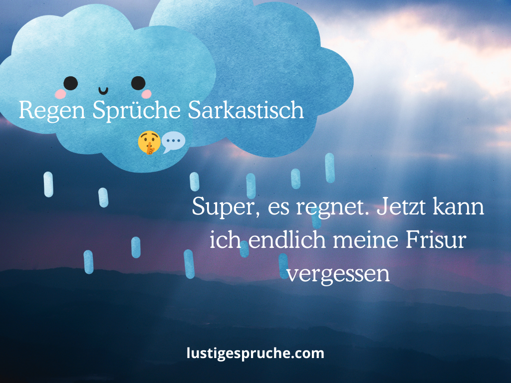 15 Regen Sprüche: