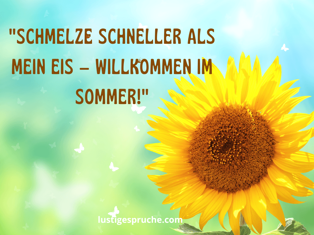 Sonnige Tage Sprche