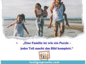 Sprüche über Familie