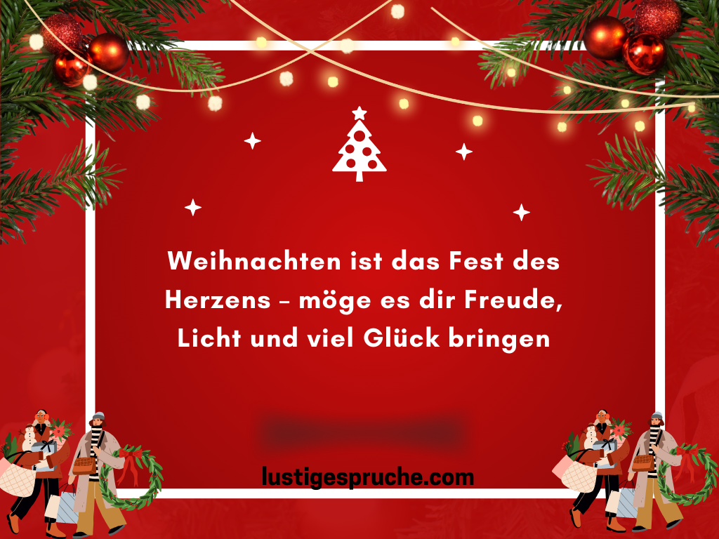 Weihnachtssprüche von Herzen