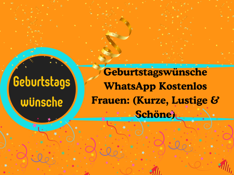 Geburtstagswünsche WhatsApp Kostenlos Frauen