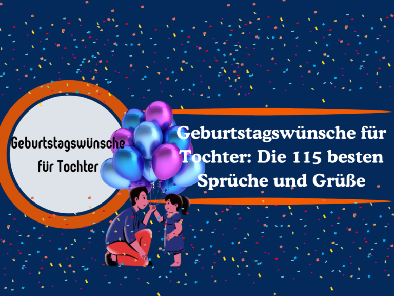 Liebevolle Glückwünsche zum Geburtstag der Tochter