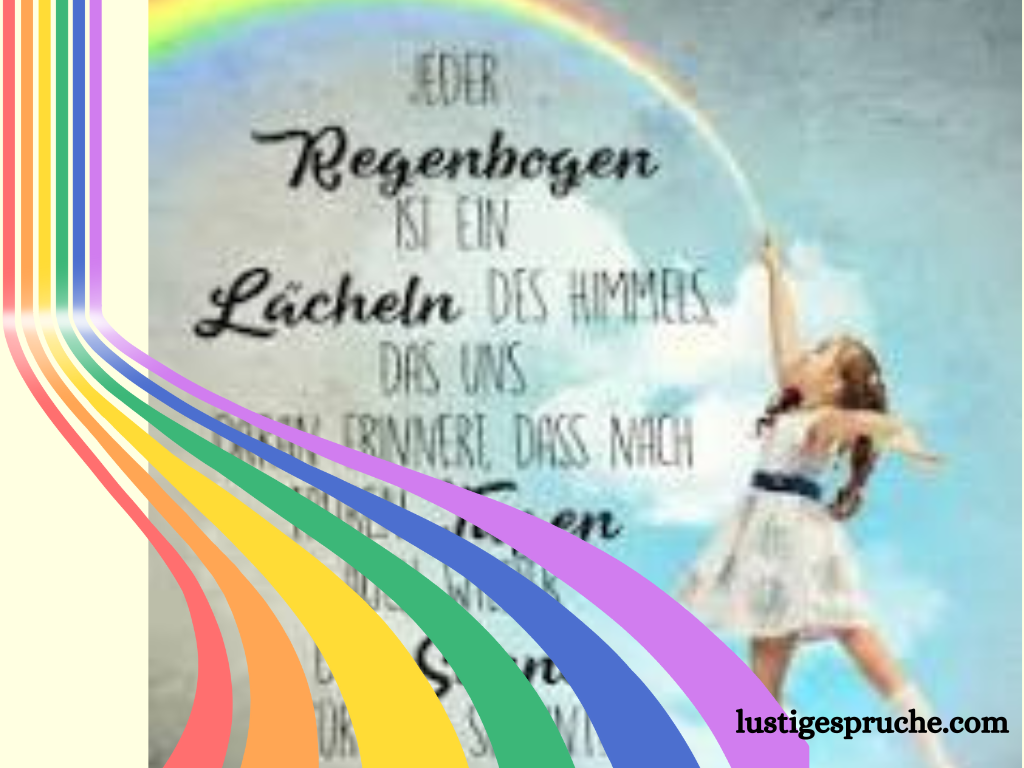 Regenbogen Gedanken