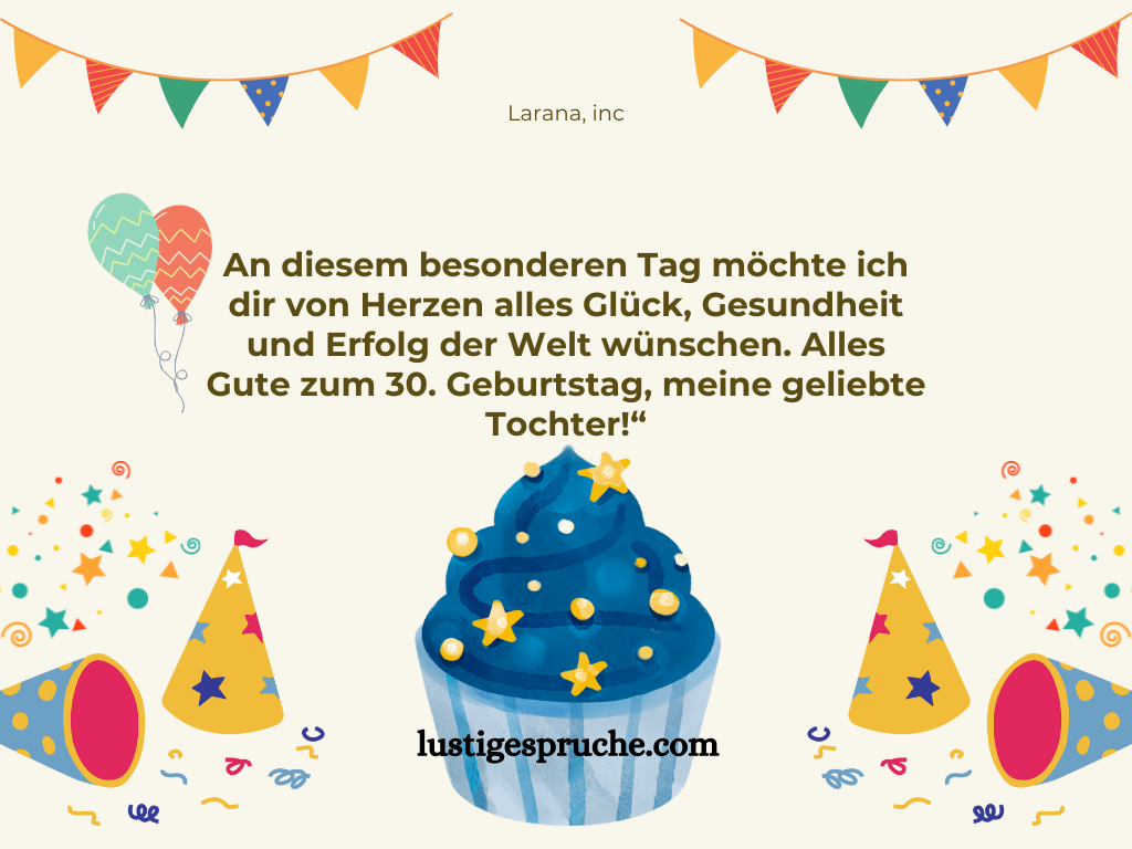 Liebevolle Glückwünsche zum Geburtstag der Tochter