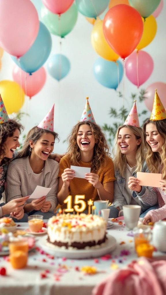 Glückwünsche zum 15 Geburtstag
