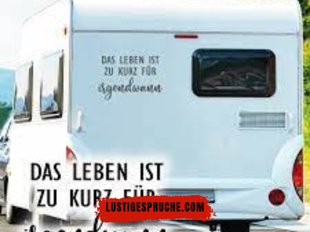 Sprüche für das Wohnmobil