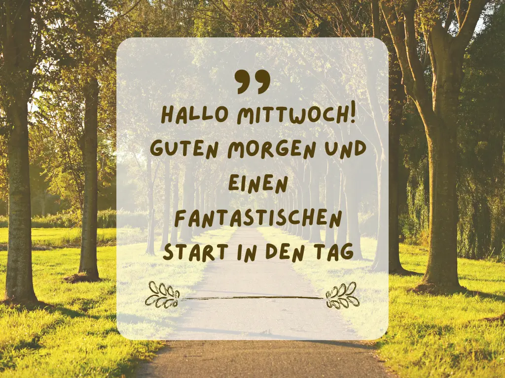 Mittwoch Sprüche