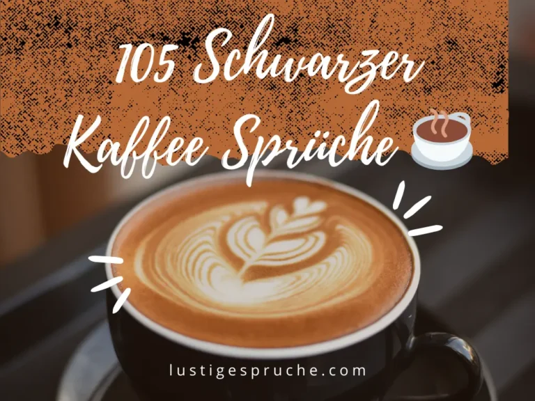 Schwarzer Kaffee Sprüche