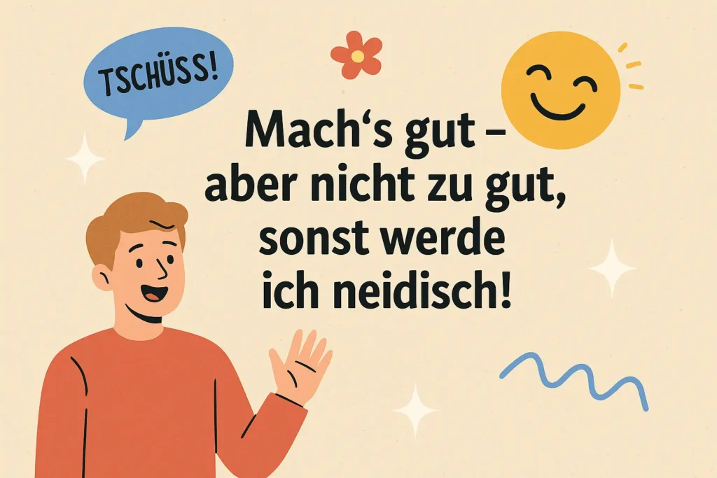 Lustige Verabschiedungen für Freunde