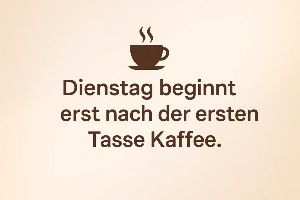 Liebe Guten Morgen Dienstag