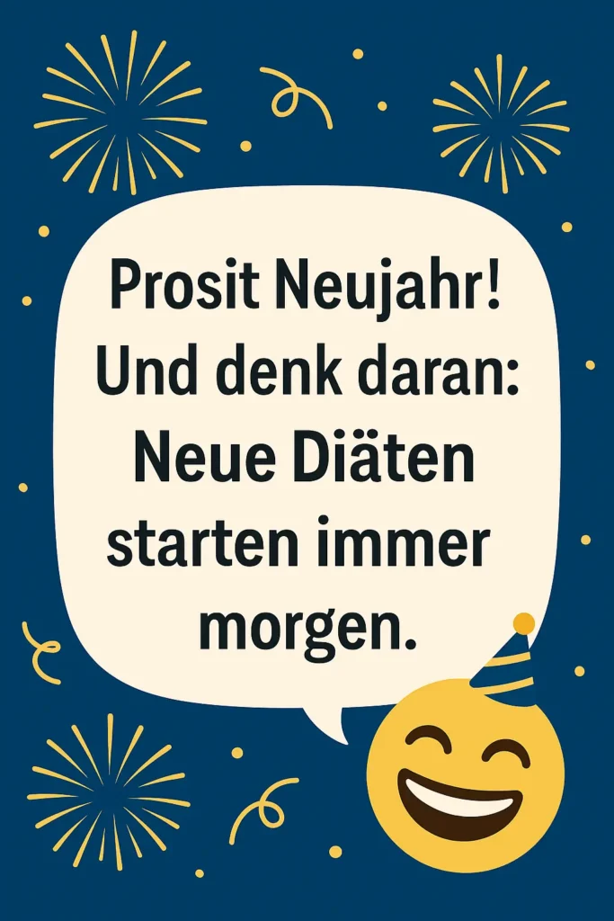 lustigen Silvestersprüche