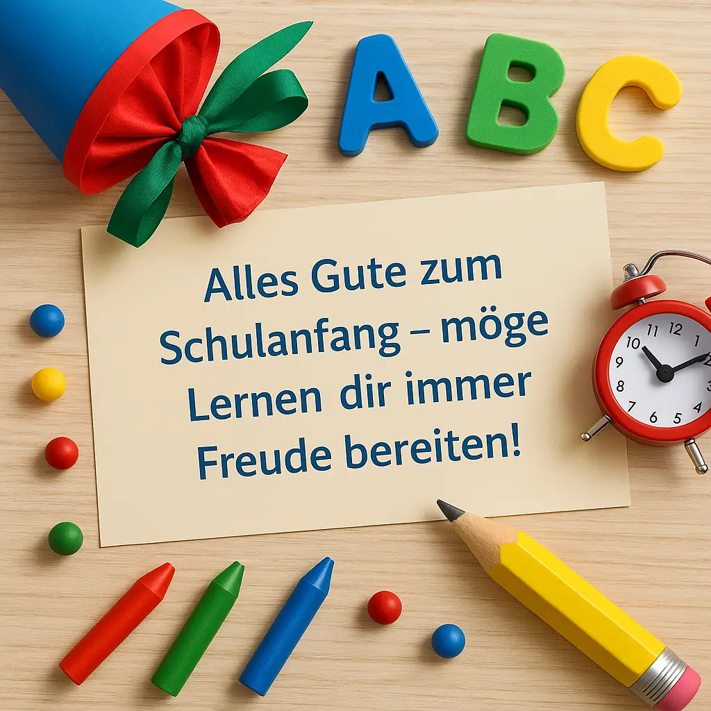 Lustige Glückwünsche zur Einschulung