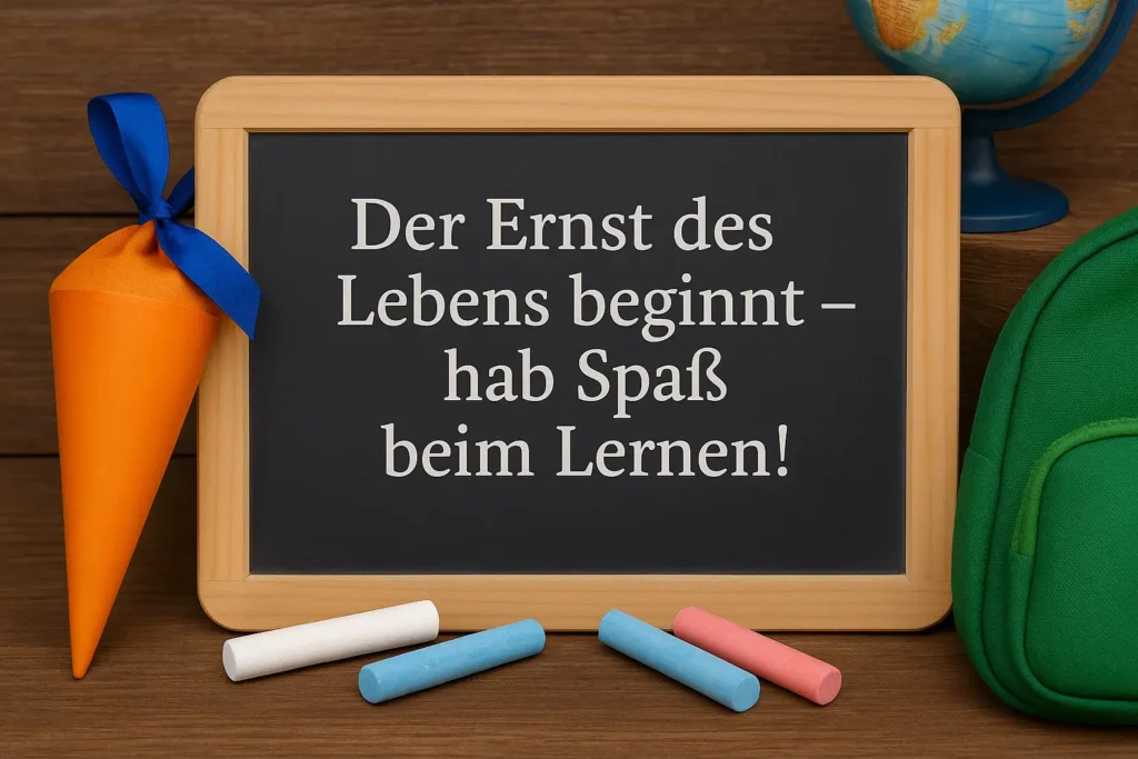 Spruch für die Einschulung