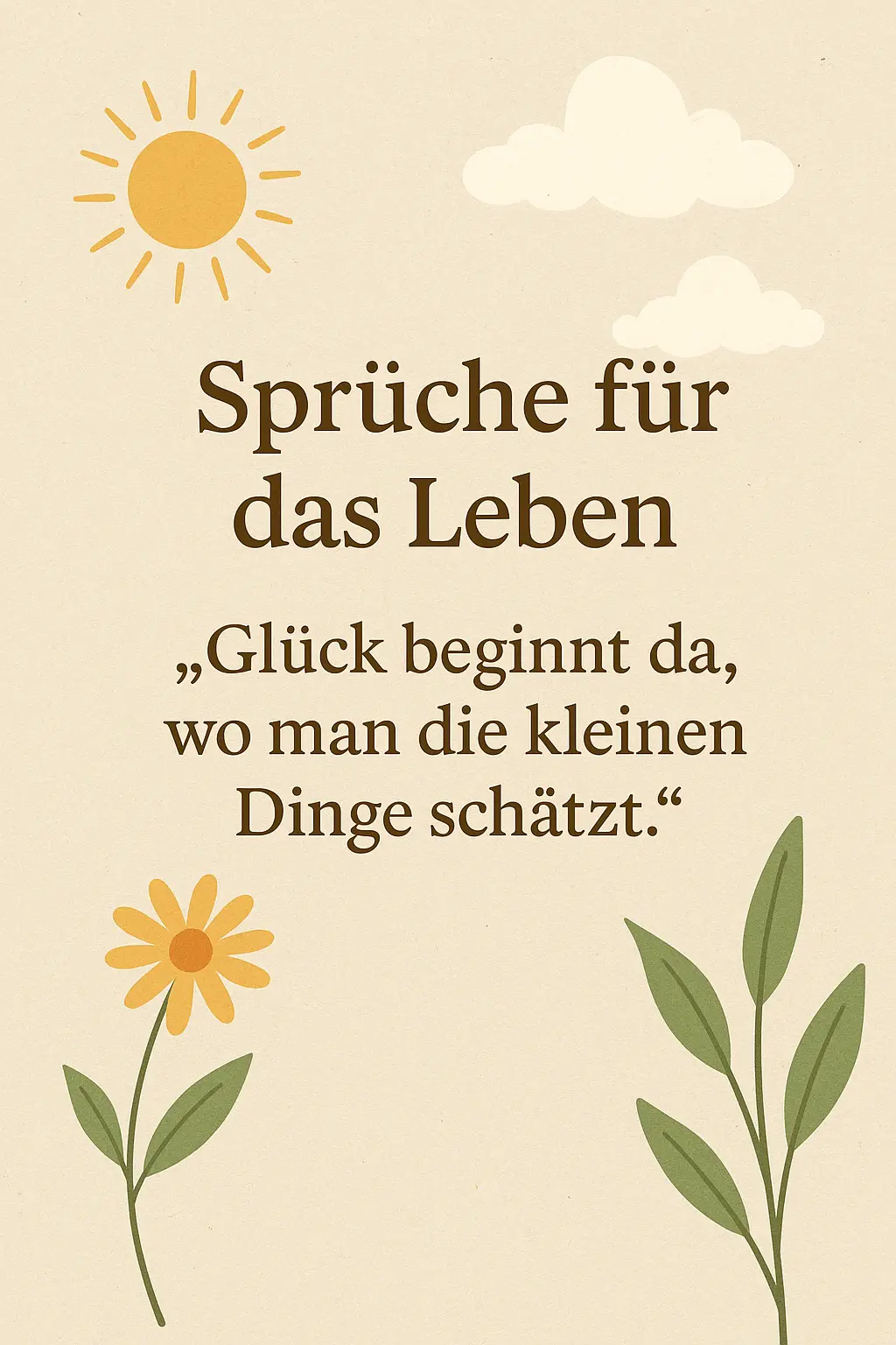 Sprüche für das Leben 
