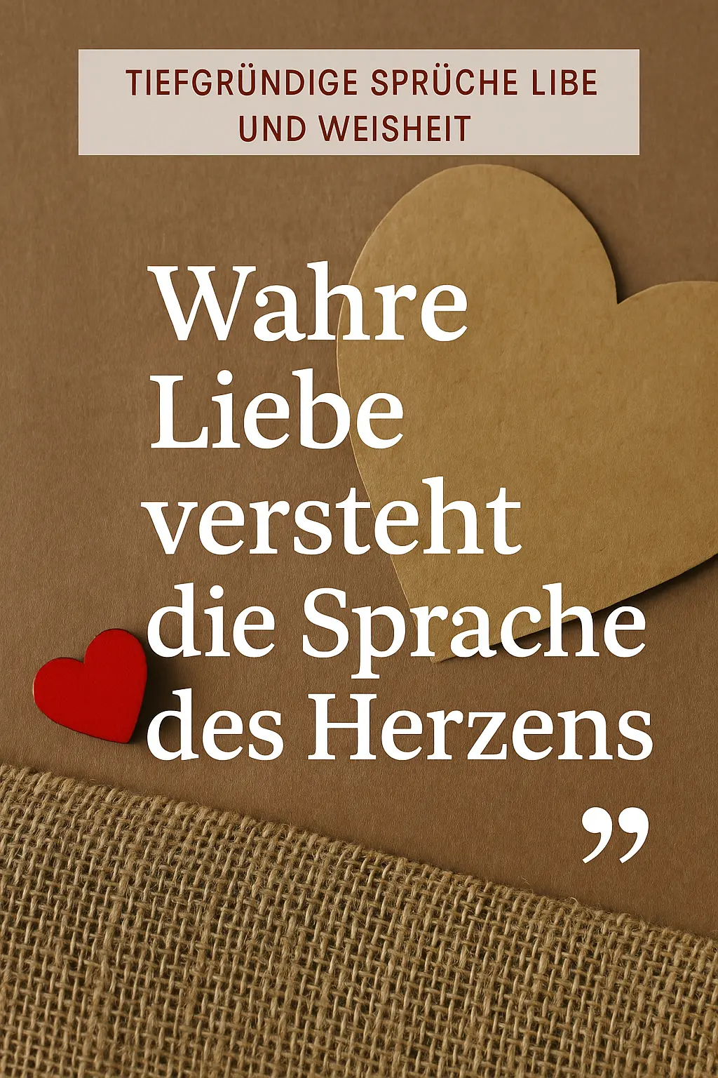 Tiefgründige Sprüche Liebe für die Seele