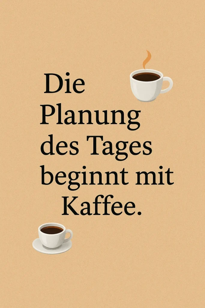 Schwarzer Kaffee Sprüche