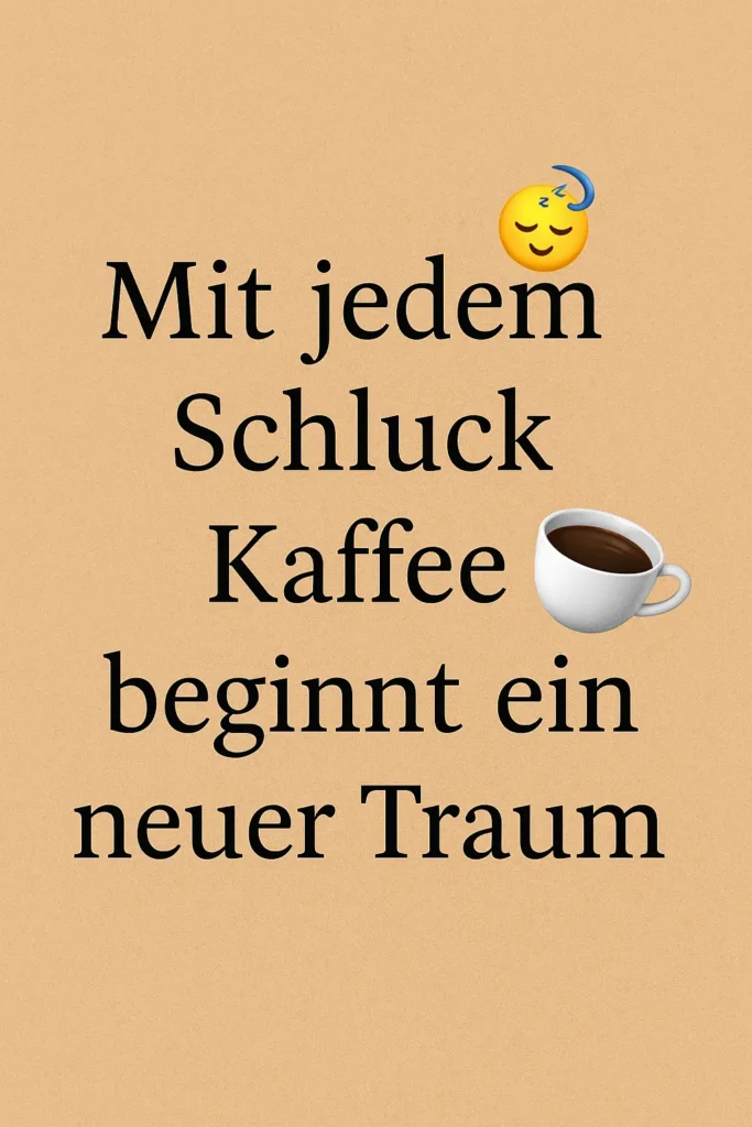 Schwarzer Kaffee Sprüche