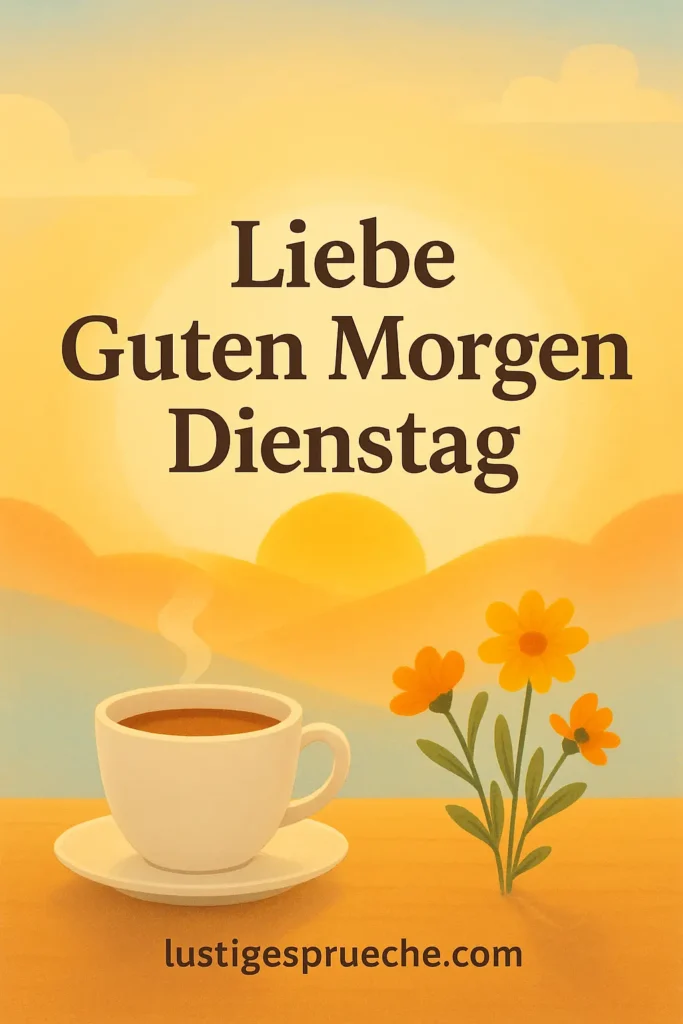 Liebe Guten Morgen Dienstag
