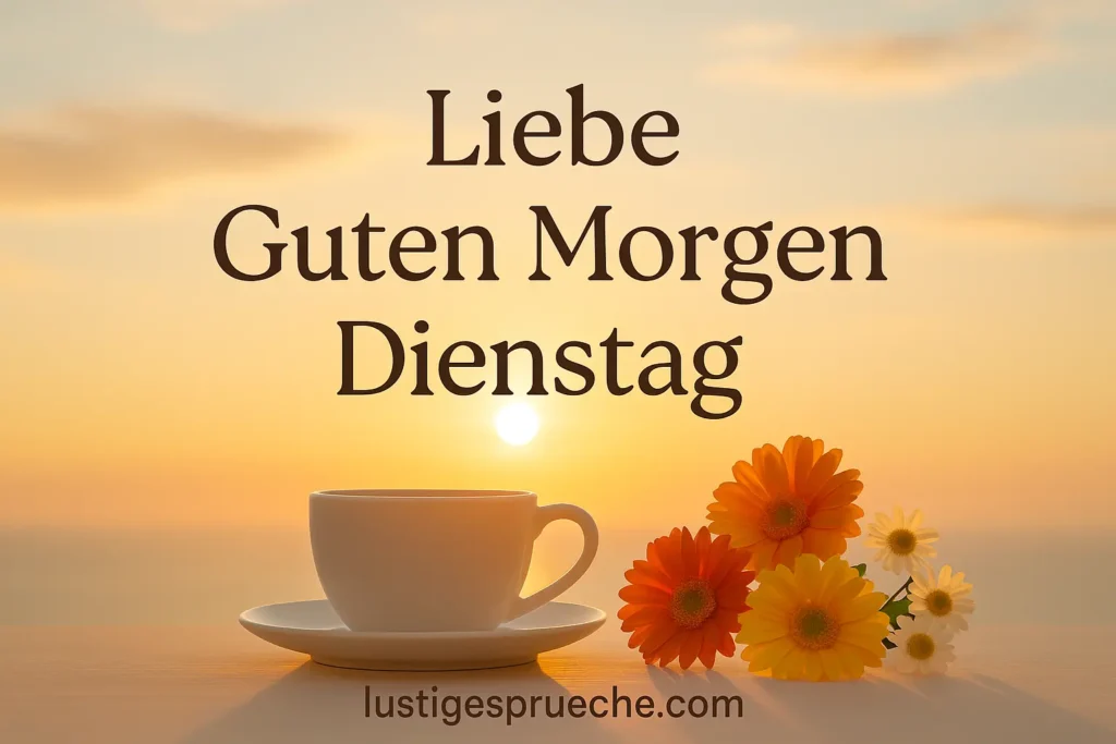 Liebe Guten Morgen Dienstag
