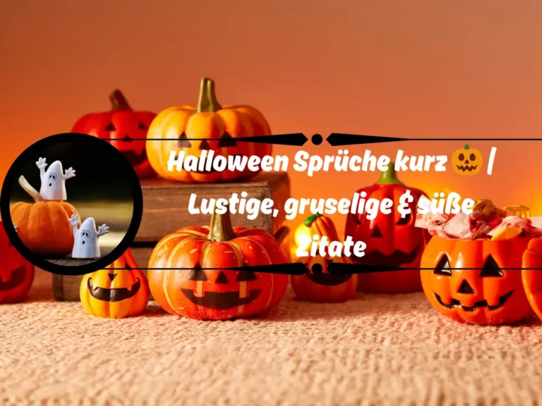 Halloween Sprüche kurz