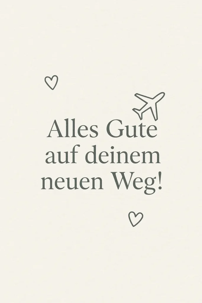 Sprüche zum Abschied der Kollegin