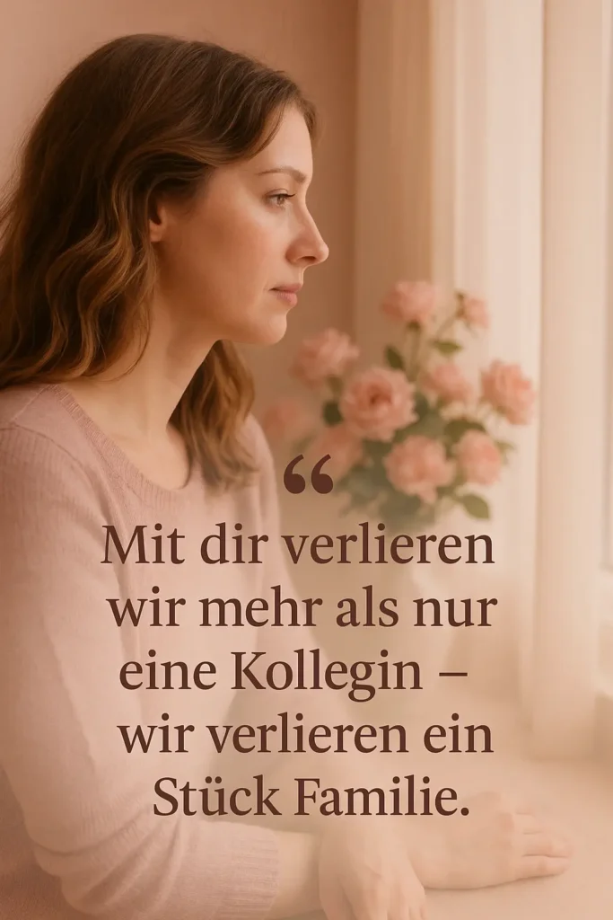 Sprüche zum Abschied der Kollegin