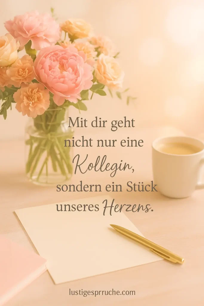Sprüche zum Abschied der Kollegin