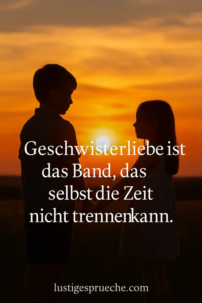 Geschwister Sprüche zum Nachdenken