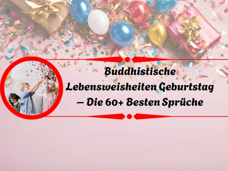 Buddhistische Lebensweisheiten Geburtstag