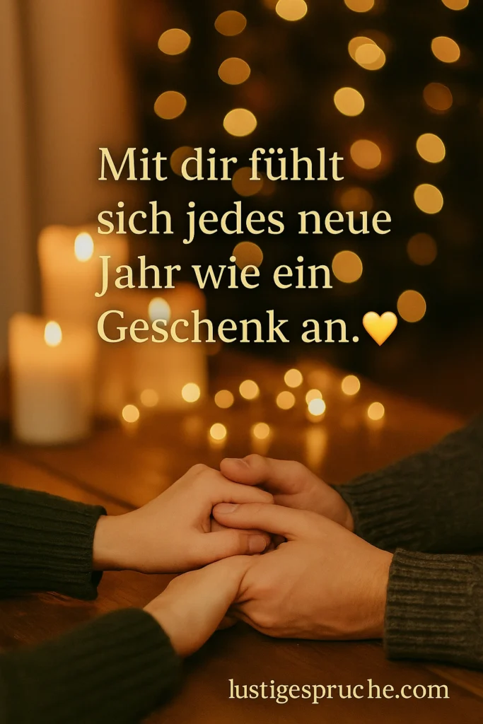 Herzliche & liebevolle Sprüche Jahreswechsel
