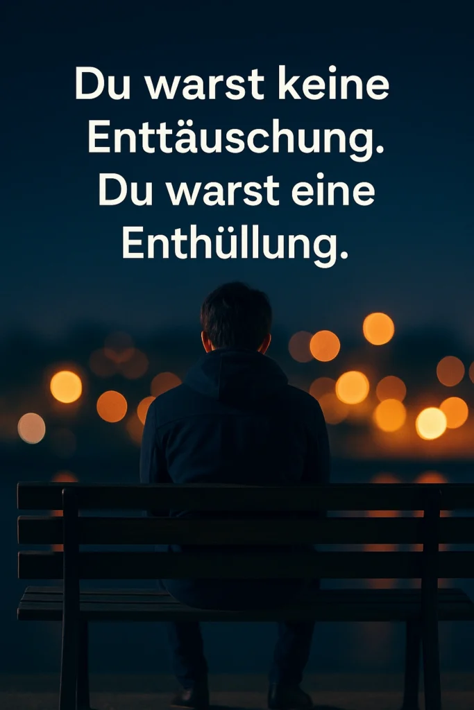 Enttäuscht hinterhältig falsche Menschen Sprüche