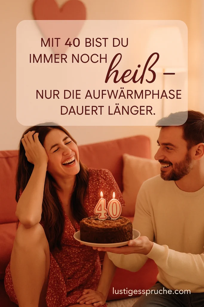 Sarkasmus freche Sprüche zum 40 Geburtstag Mann