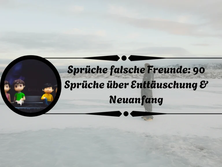 Sprüche falsche Freunde: 90 Sprüche über Enttäuschung & Neuanfang Sprüche falsche Freunde