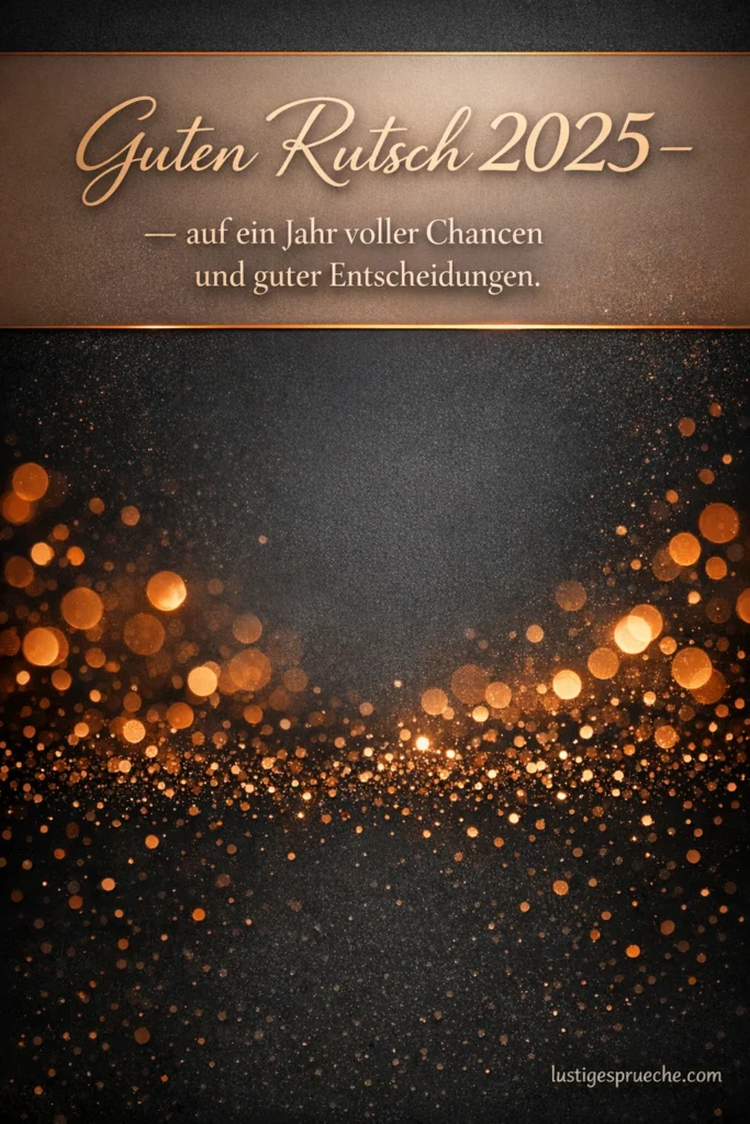 Guten Rutsch ins neue Jahr 2025 Bilder lustig
