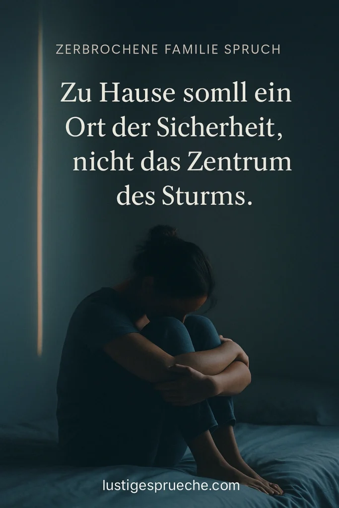 Zerbrochene Familie Sprüche