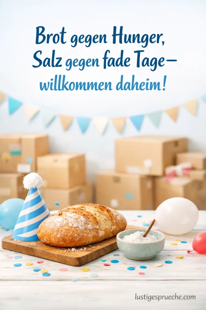 Brot und Salz zum Einzug Spruch