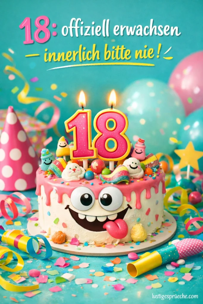 Positive Sprüche zum 18 Geburtstag