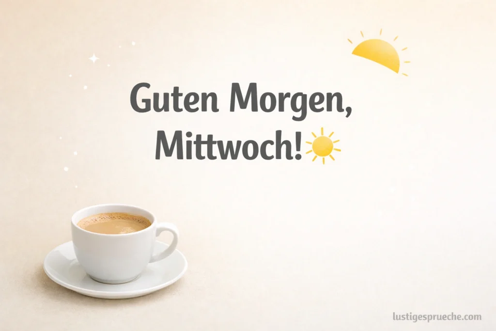 Guten Morgen Mittwoch Bilder