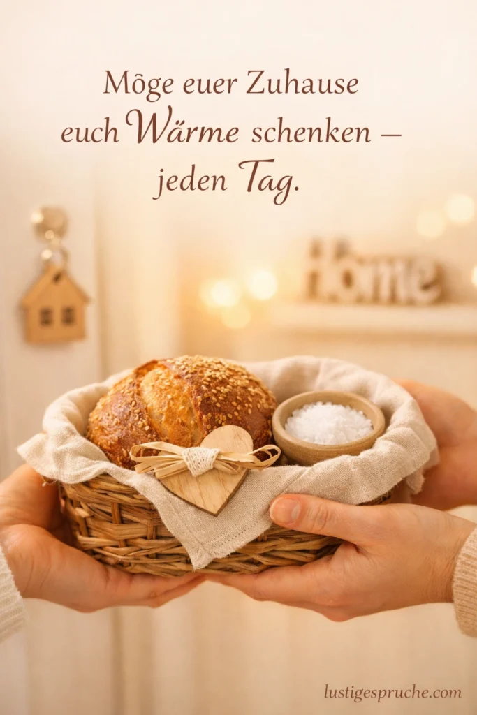Brot und Salz zum Einzug Spruch