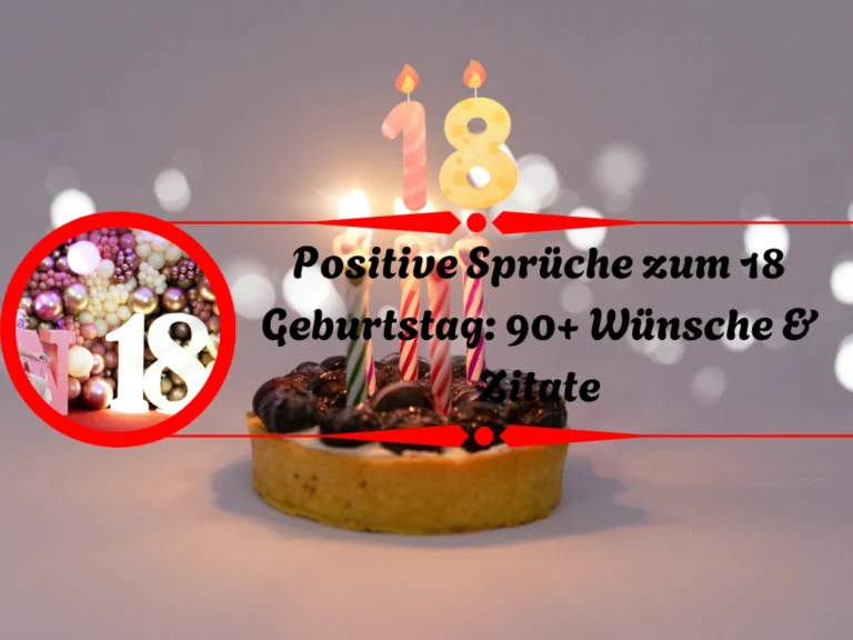Positive Sprüche zum 18 Geburtstag: 90+ Wünsche & Zitate Positive Sprüche zum 18 Geburtstag